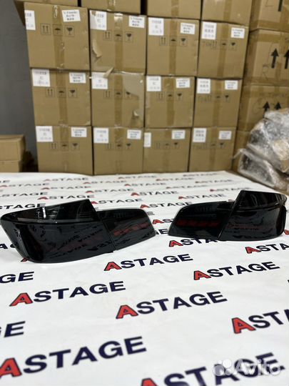 Задние фонари BMW F10 стиль GTS тонированные