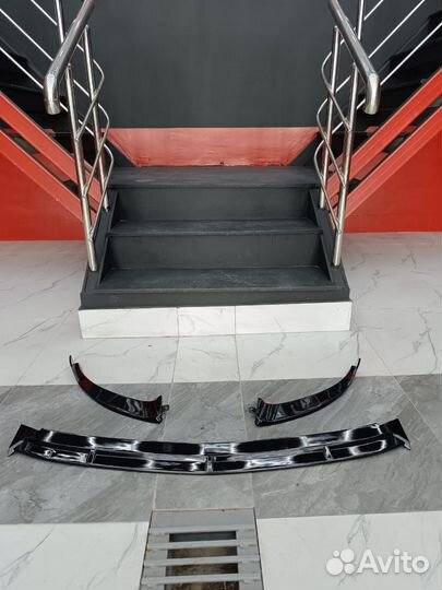 Сплиттер переднего бампера Mercedes W213 Brabus