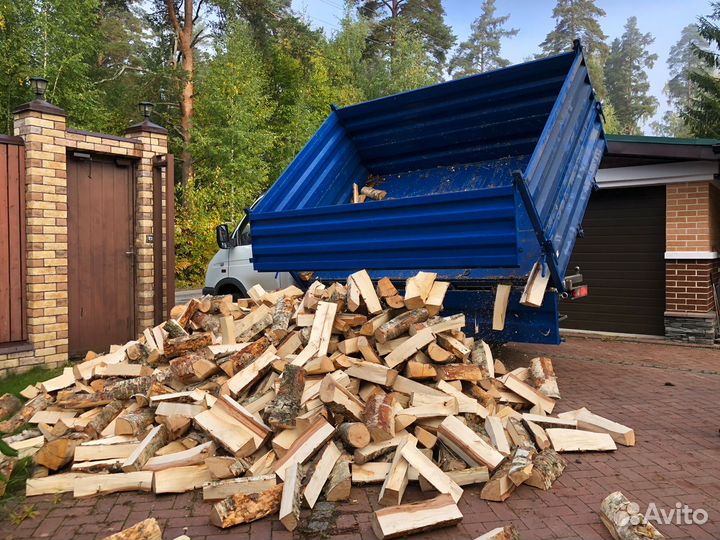 Дрова березовые колотые