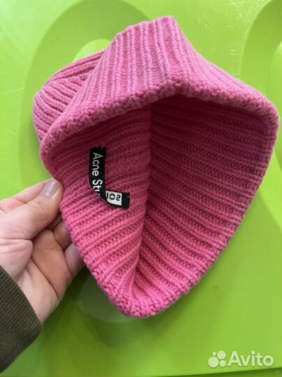 Шапка 3-5 лет acne studios розовая