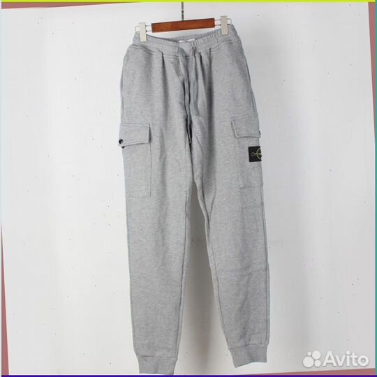 Широкие брюки карго Stone Island (Размеры S - 2XL)