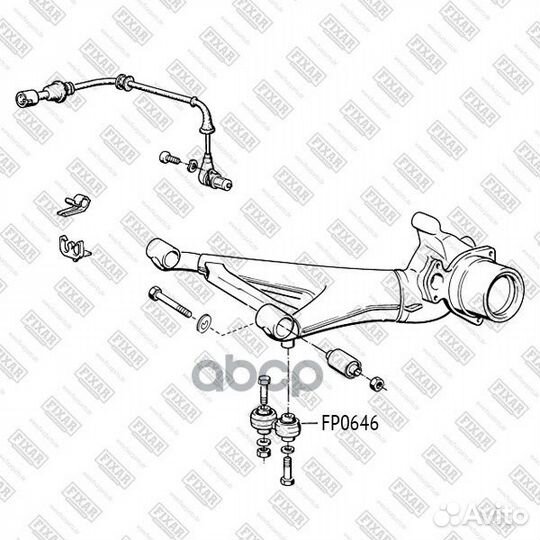 Тяга стабилизатора задняя левая/правая FP0646