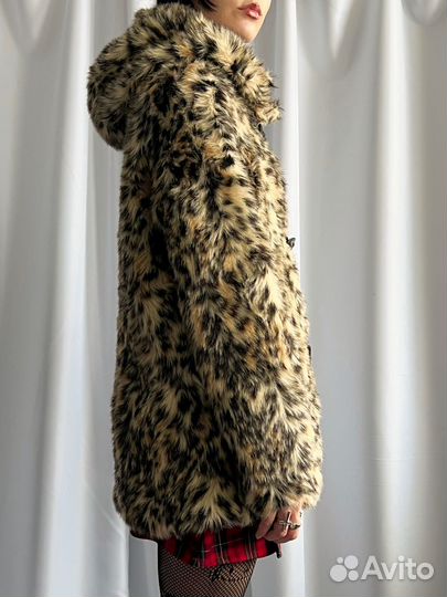 Шубка hm леопард