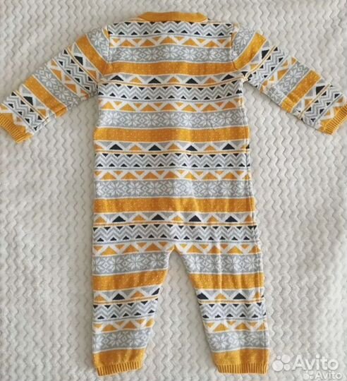 Вязаный комбинезон 80