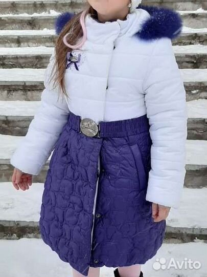 Пальто для девочки зима