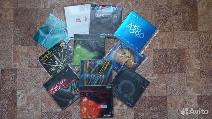 Накладки для ракеток настольного тенниса