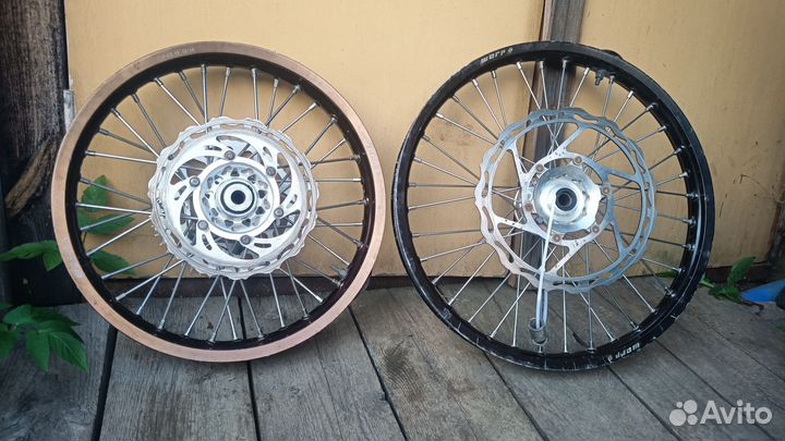 Диски 21/18 Suzuki DR-Z 400 SM warp9