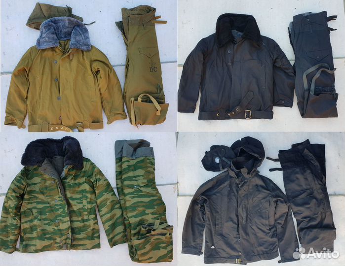 Танковый костюм танкач танковка СССР бушлат зимний