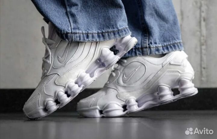 Nike Shox TL All White