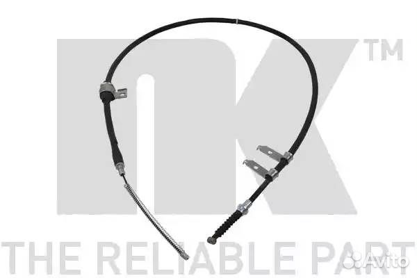 Трос ручного тормоза ford ranger 06- 1751мм прав