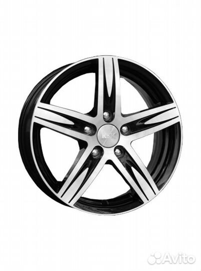 Диск K&K Андорра Алмаз Черный 7,5*18/5*112 d57,1 е