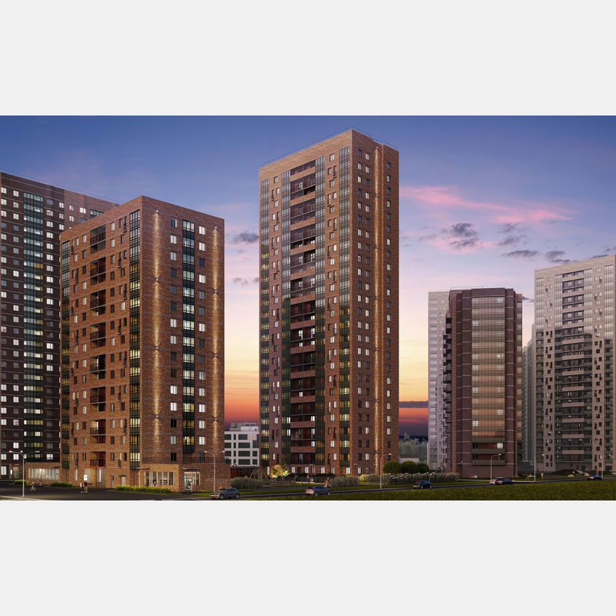 1-к. квартира, 40,6 м², 1/27 эт.
