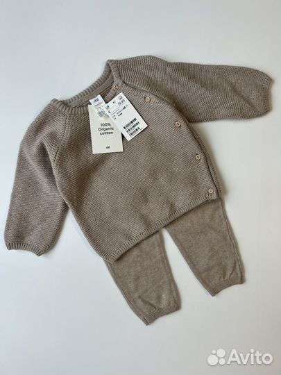 Новые комплекты слипы боди H&M для новорожденных