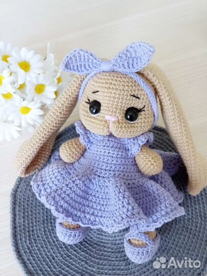 Набор Грызунок и Зайка вязаная игрушка (на заказ)