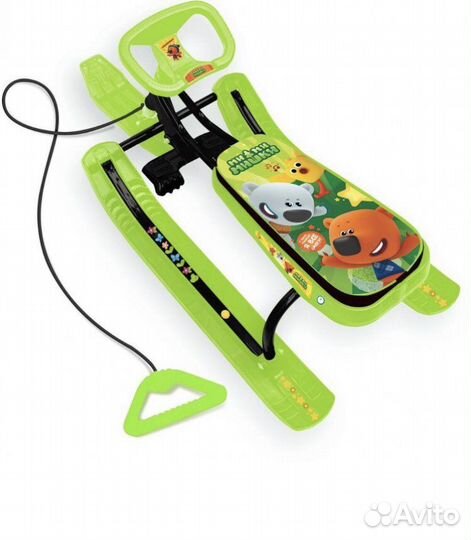 Снегокат тимка спорт 2 ми ми мишки зеленый