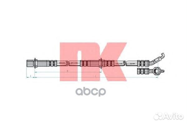 Шланг тормозной 854595 Nk