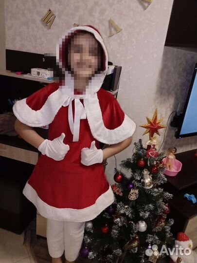 Костюм новогодний для девочки 8-10 лет