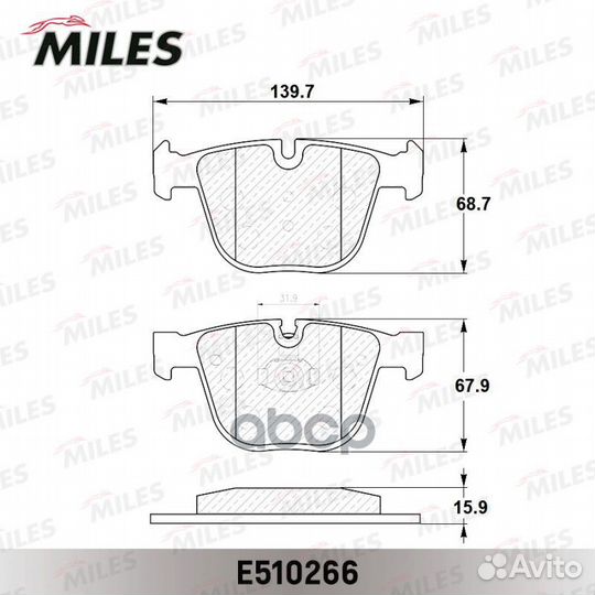 Колодки тормозные (Смесь ceramic) Bmw E60/E61/E