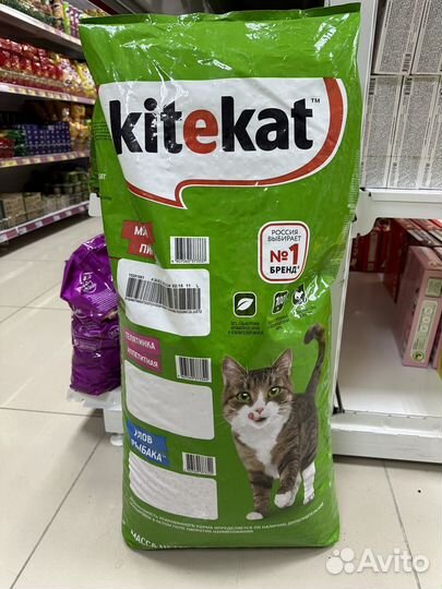Корм для кошек китикет 15кг
