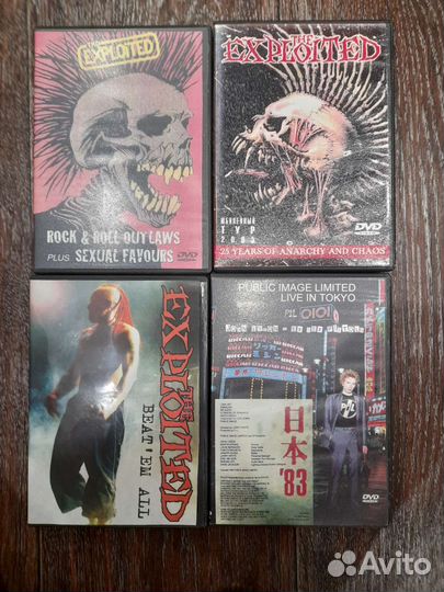 DVD-диски Rock Punk Metal Фильмы Клипы Концерты