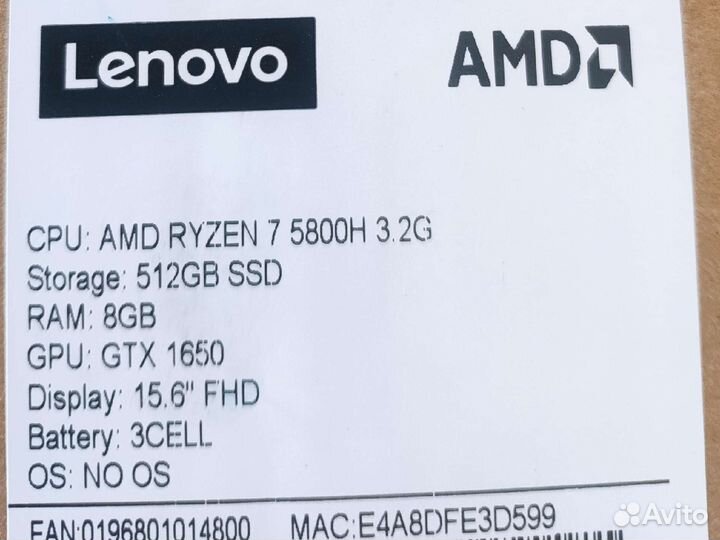 Игровой ноутбук Lenovo IdeaPad Gaming 3