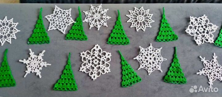 Набор 7 шт. Елочные украшения