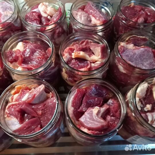 Тушёнка говяжья,домашняя