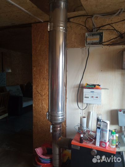 Печь на дровах Купер 09 с электрокотлом