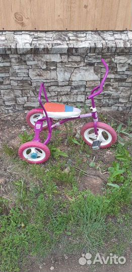 Детский трехколесный велосипед бу