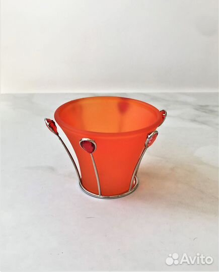 Подсвечник Винтаж Swarovski Оригинал Кристаллы