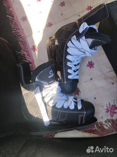 Коньки хоккейные детские размер 37