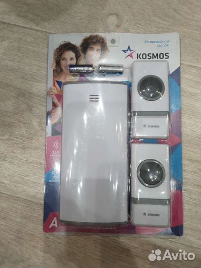 Звонок с кнопкой космос KOC AG307C2 электронный бе