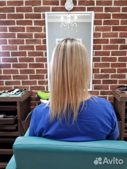 Наращивание волос коррекция