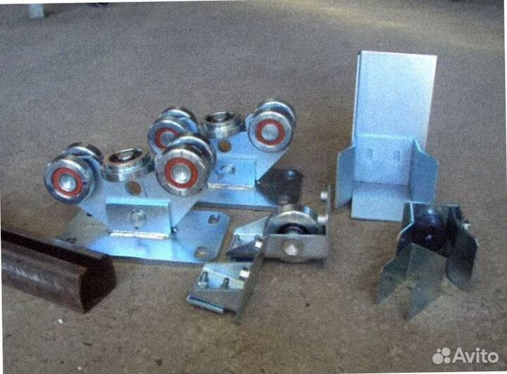 Ролики и направляющие балки для откатных ворот