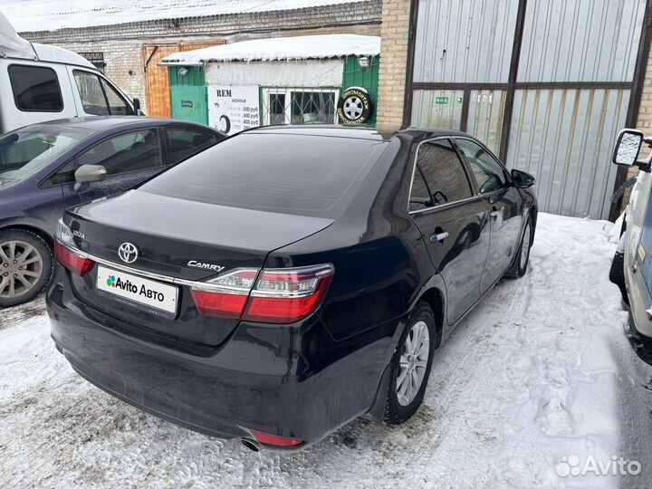 Toyota Camry 2.5 AT, 2016, 160 000 км