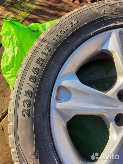Колеса в сборе r17 зимние ford kuga