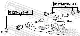 Болт с эксцентриком toyota corolla/altis mzea12