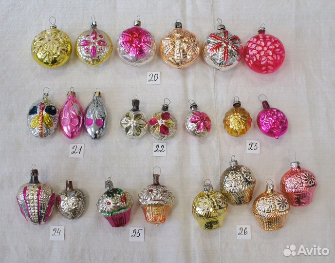 Елочные игрушки СССР