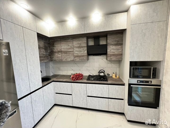 Прямая кухня на заказ. Производство в Омске