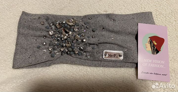 Полоска на голову (серая ) NvF