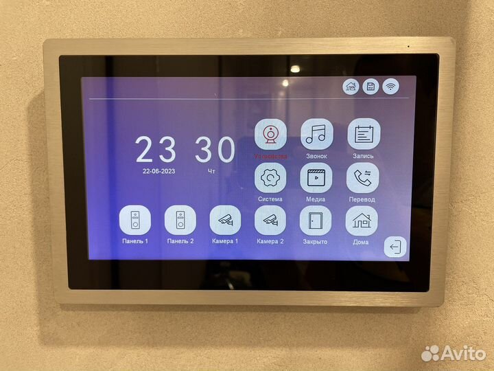 Монитор видеодомофона 10 дюймов wifi (ctv m5102)