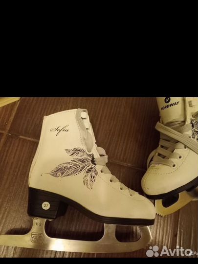 Коньки для девочки 27