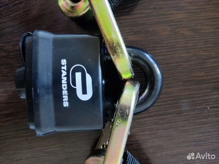 Цепь с замком противоугонная сталь 10 мм, 100 см