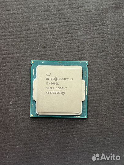 Процессор Intel core i5 6600k