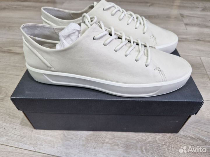 Кожаные кеды ecco