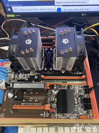 Kомплект X99 dual + 2 cpu e5 2670 v3 12 ядер