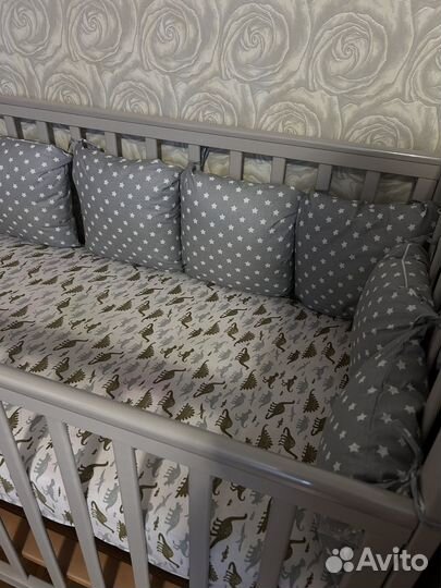 Бортики в детскую кроватку