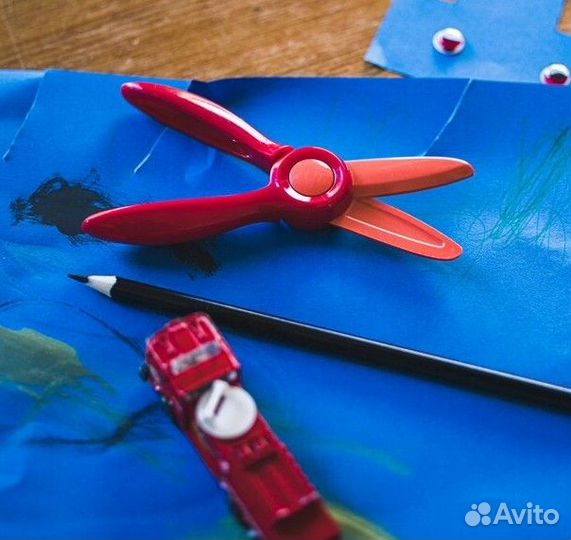 Ножницы Fiskars First, красные 2+