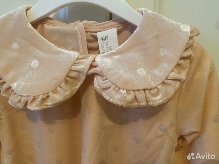 Нарядное бархатное платье Для девочки H&M