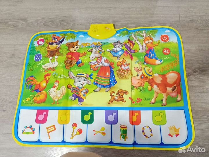 Развивающий коврик музыкальный
